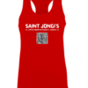 Saint Jongi's Women's Racerback - Red in Color